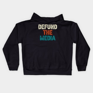 Defund The Media Kids Hoodie